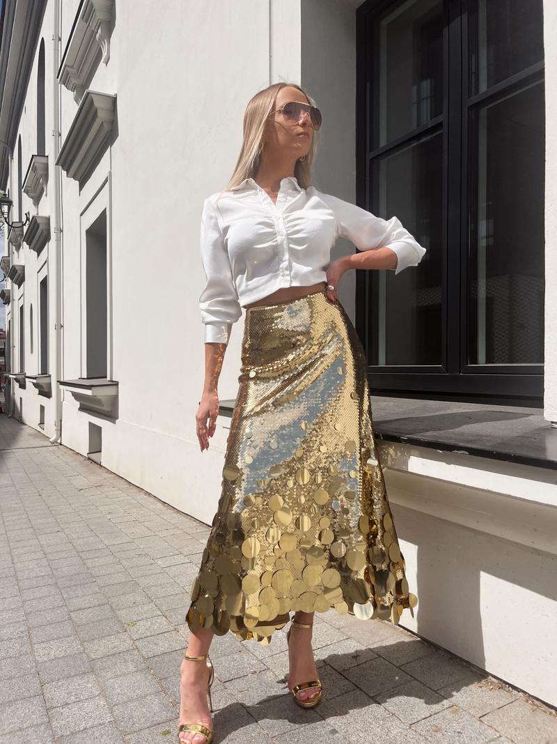H&M Studio x Rabanne sijonas nuomai