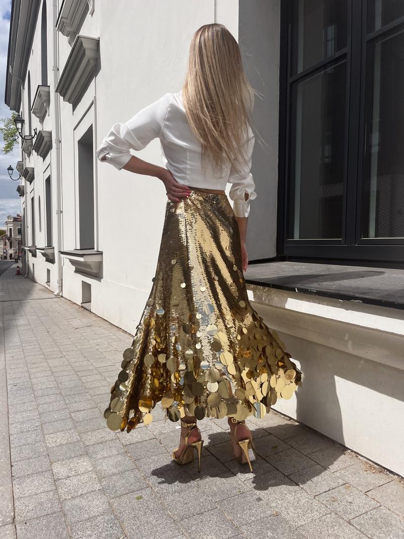 H&M Studio x Rabanne sijonas nuomai