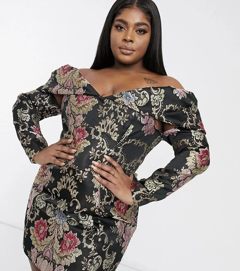 Plus size Asos proginė suknelė nuomai